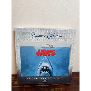 JAWS 4-Laserdisc LD BOXED SET SIGNATURE COLLECTION LIMITED EDITION CD + BOOK!